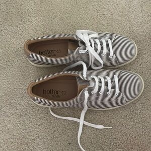 Hotter Ortholite “Molly” Canvas, Lace up, Low Top